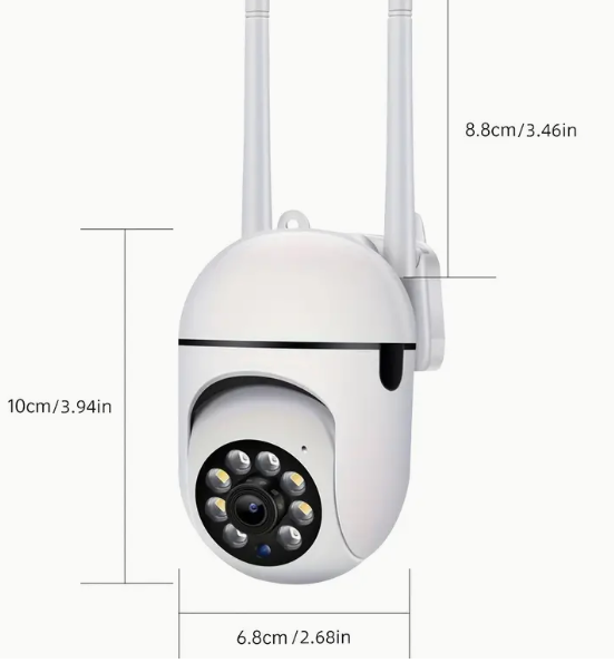 High-Definition Night Vision Webcam with Home Voice Monitoring