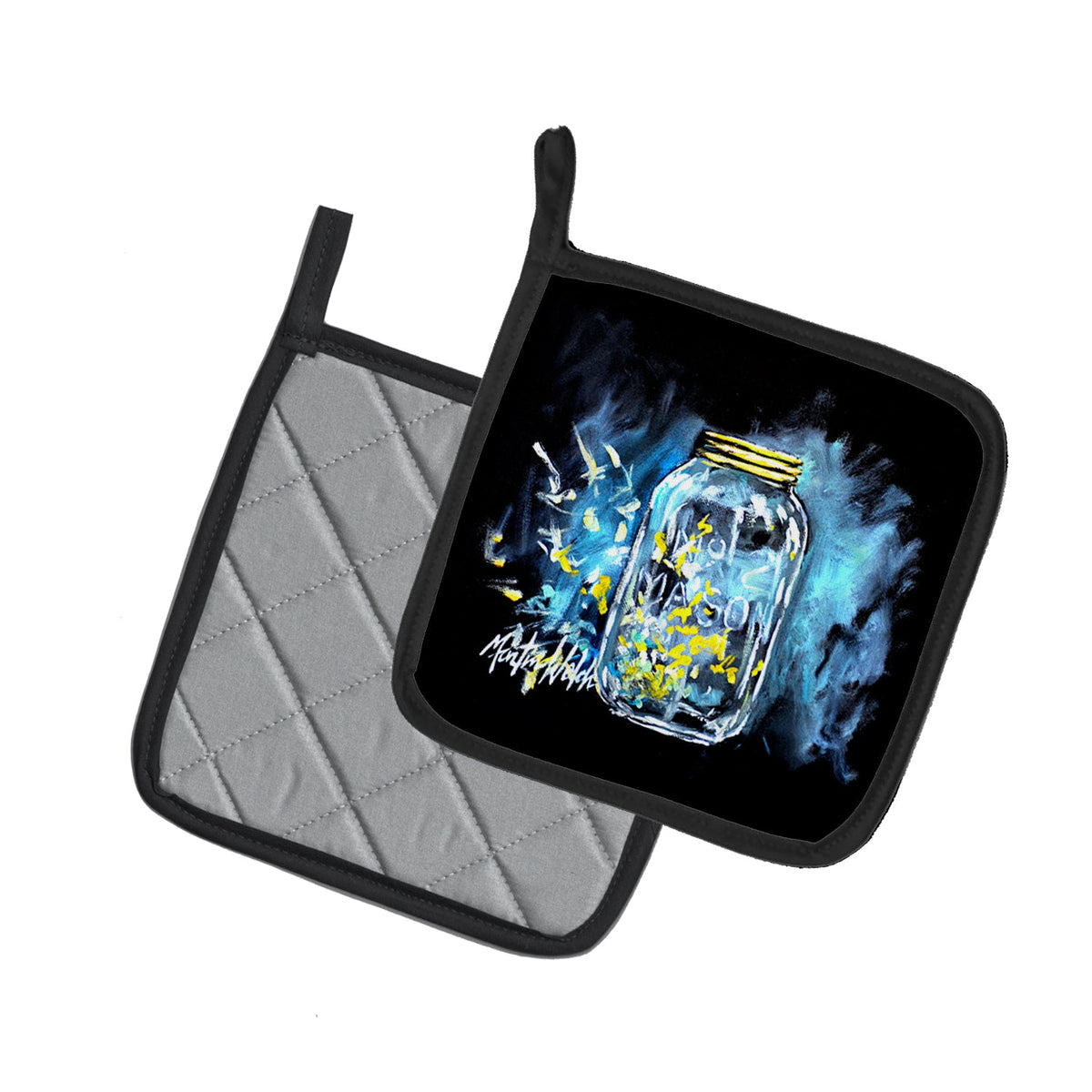 Lightning Bugs Pair of Pot Holders