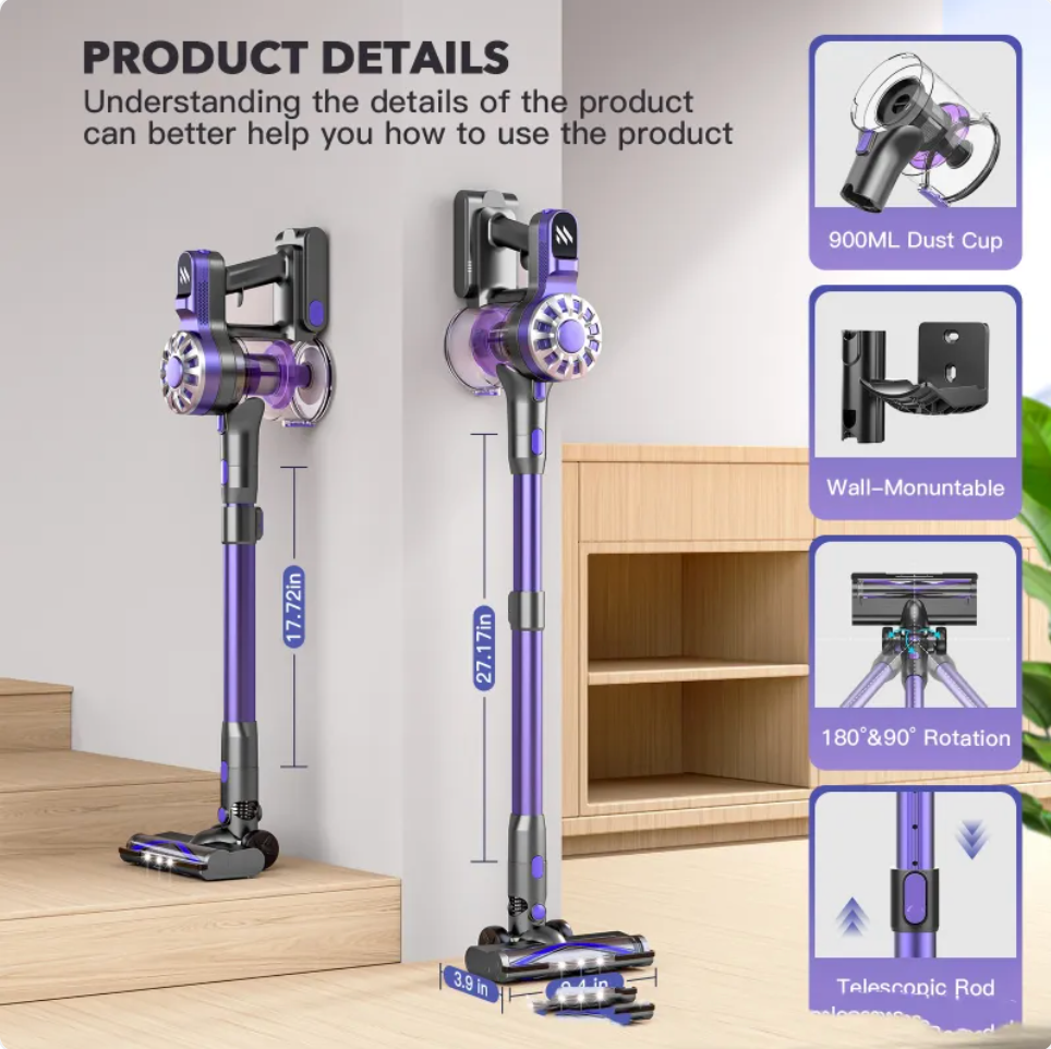 Portable Telescopic Vacuum Cleaner