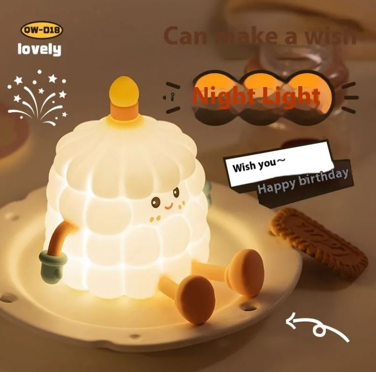 Creative Sleep Night Lamp – Soft Glow Bedside Light