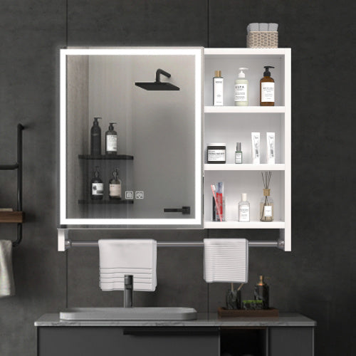 Modern 32x28 " LED Bathroom Medicine Cabinet with mirror