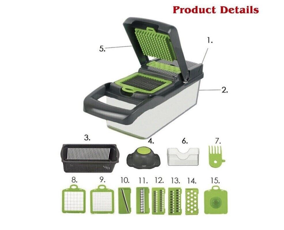 15 In 1 Multi-Function Vegetable Chopper