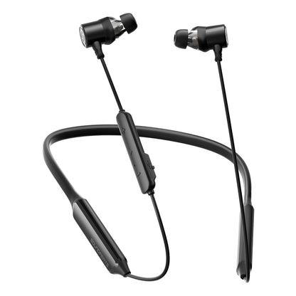 SoundPEATS Force Pro Dual Dynamic Drivers Bluetooth 5.2 Headphones Waterproof Neckband Wireless Sports Earbuds with Crossover APTX HD Audio Built in Mic 22 Hours Playtime