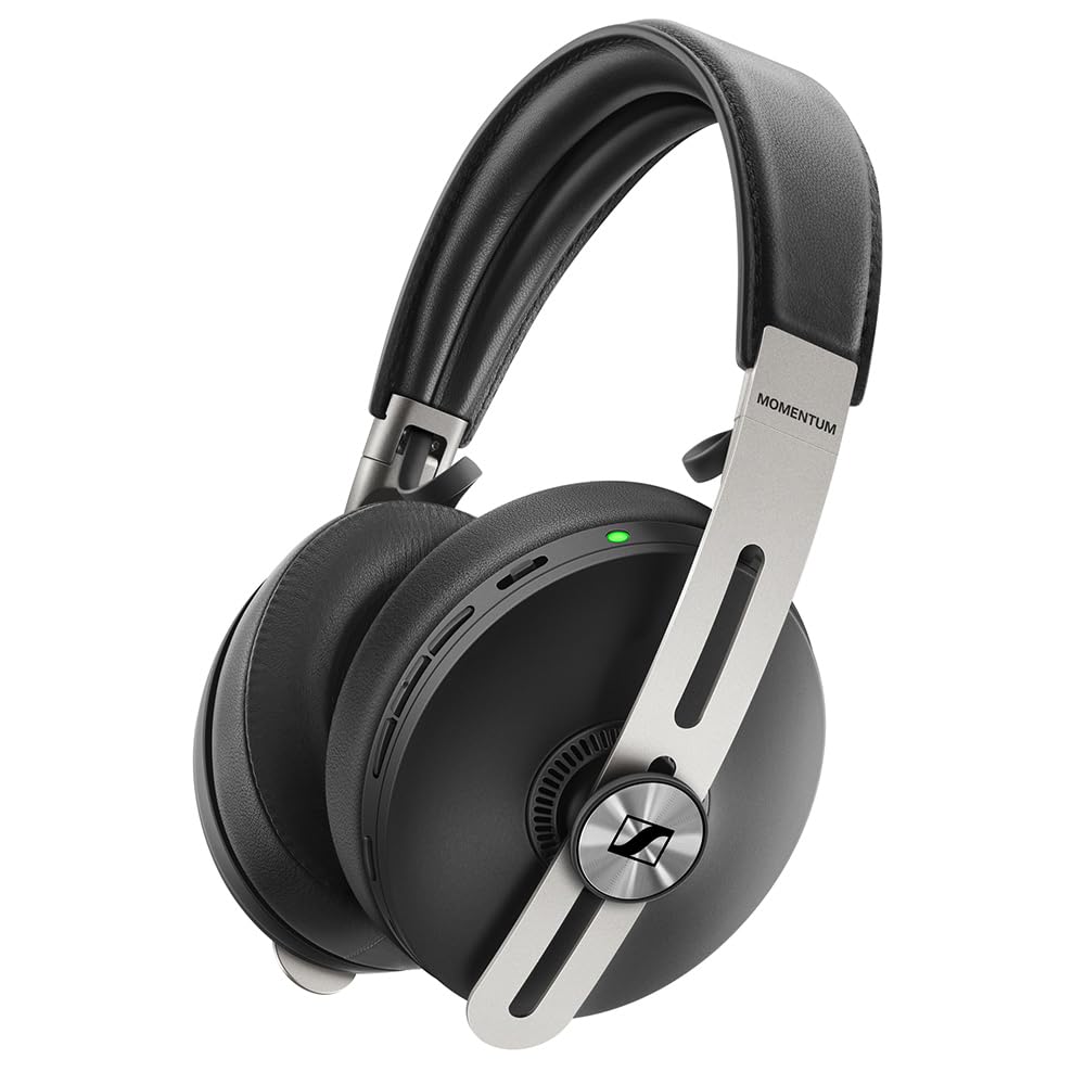SENNHEISER Momentum 3 Wireless Noise Cancelling Headphones with Alexa Auto On/Off Smart Pause Functionality and Smart Control App Black