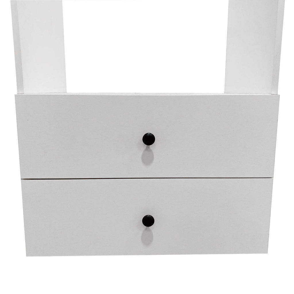 B4 Modular Bathroom Closet Shelving System – Wood Wall‑Mounted
