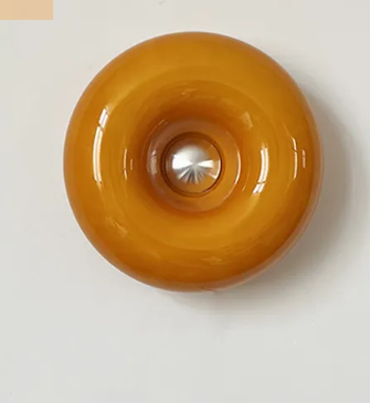 Vintage Donut Glass Bedroom Light