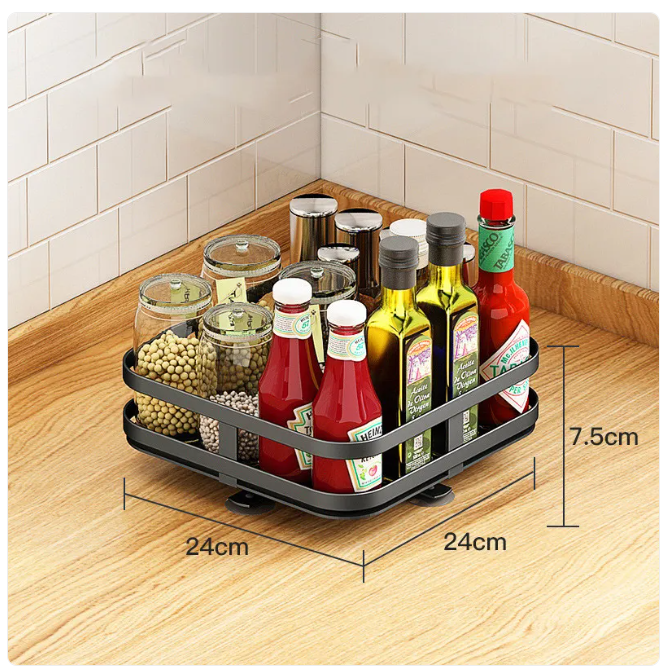 Multifunctional Kitchen Spice Rack – Tiered Organizer