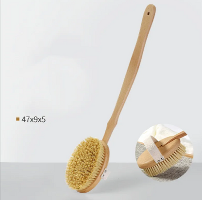 Wooden Bristle Bath Brush