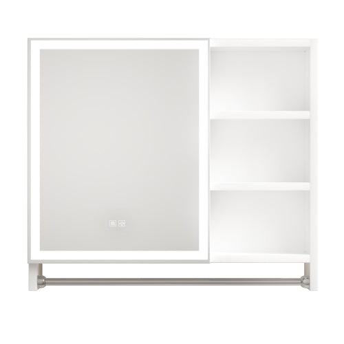 Modern 32x28 " LED Bathroom Medicine Cabinet with mirror