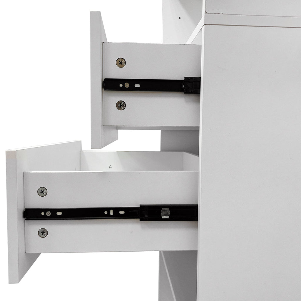B4 Modular Bathroom Closet Shelving System – Wood Wall‑Mounted