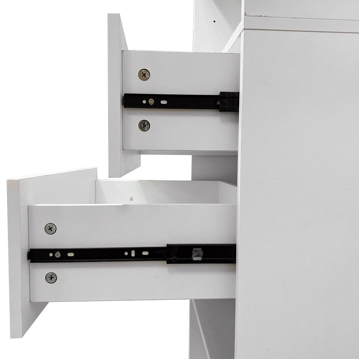 B4 Modular Bathroom Closet Shelving System – Wood Wall‑Mounted