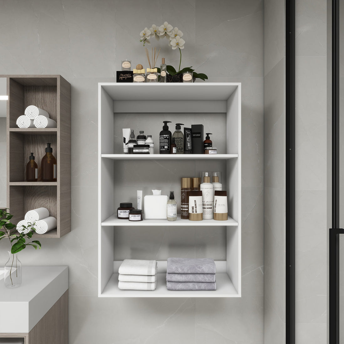 B4 Modular Bathroom Closet Shelving System – Elevate Your Storage Game