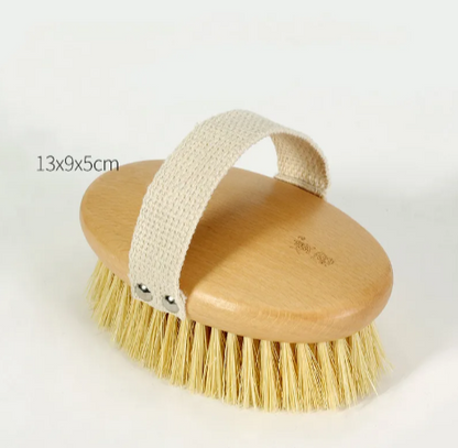 Wooden Bristle Bath Brush
