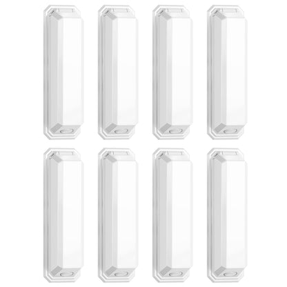 CLYMENE Light Switch Cover Guard Child Proof Wall Switch Cover Keeps Your Lights or Switches from Getting Accidentally Turned ON or Off Toggle Style (White 8 Pack)